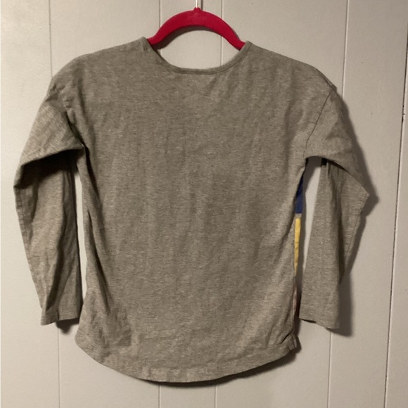 Hanna Andersson Girls Gray Long Sleeved “Sunshine” tee Size 140/ US 10 - Picture 2 of 3